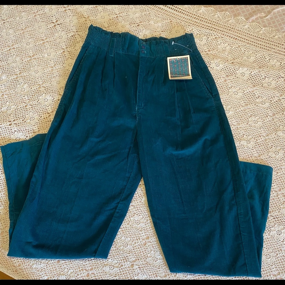 Vintage Gina Peters High Waisted Corduroy Pants